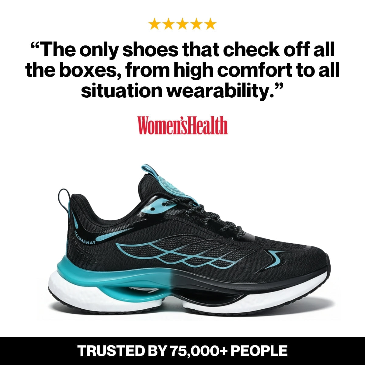 Aerion Hands-Free Supportive Walking Shoes – Cushioned All-Day Comfort