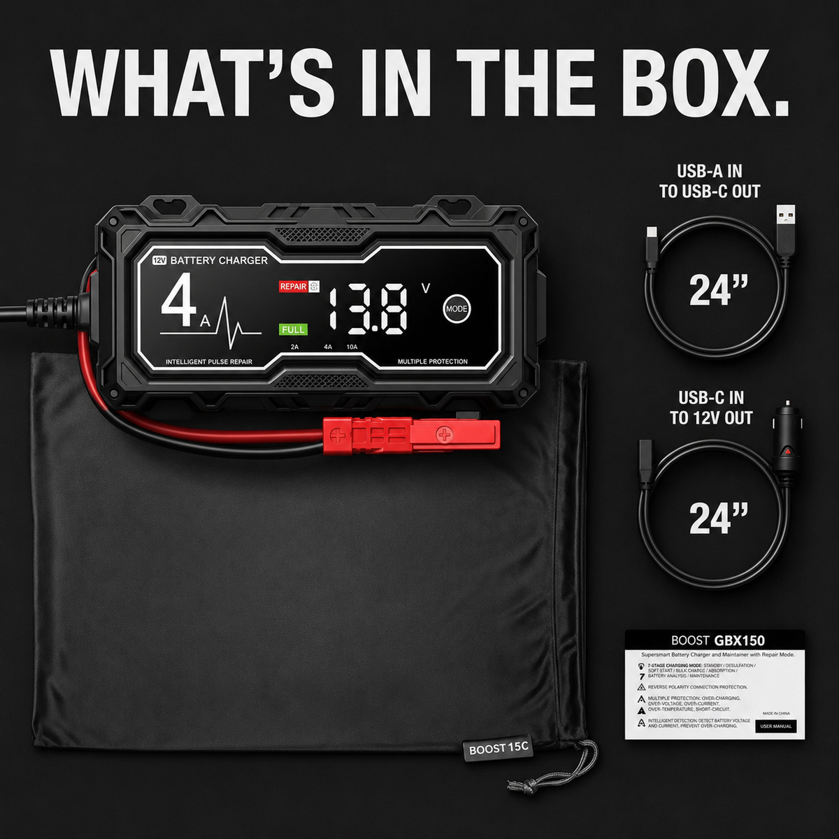 Portable Car Jump Starter for Petrol & Diesel