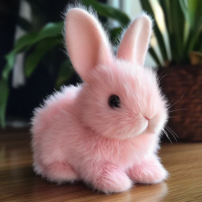 Realistic Bunny Plush Toy