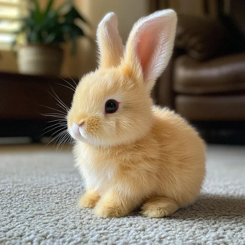 Realistic Bunny Plush Toy