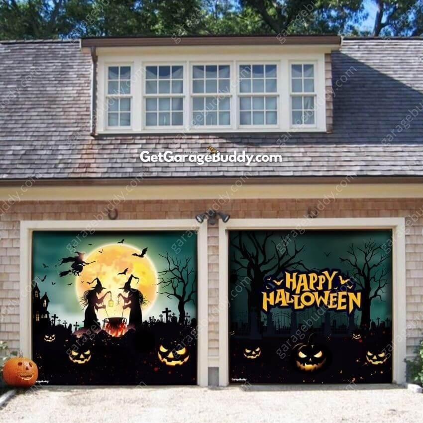 Halloween Garage Door Covers