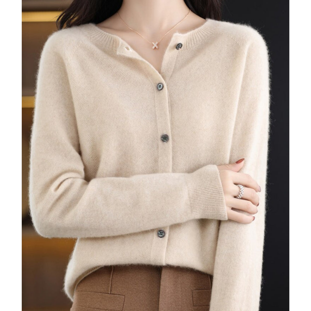 Women's Cashmere Cardigan
