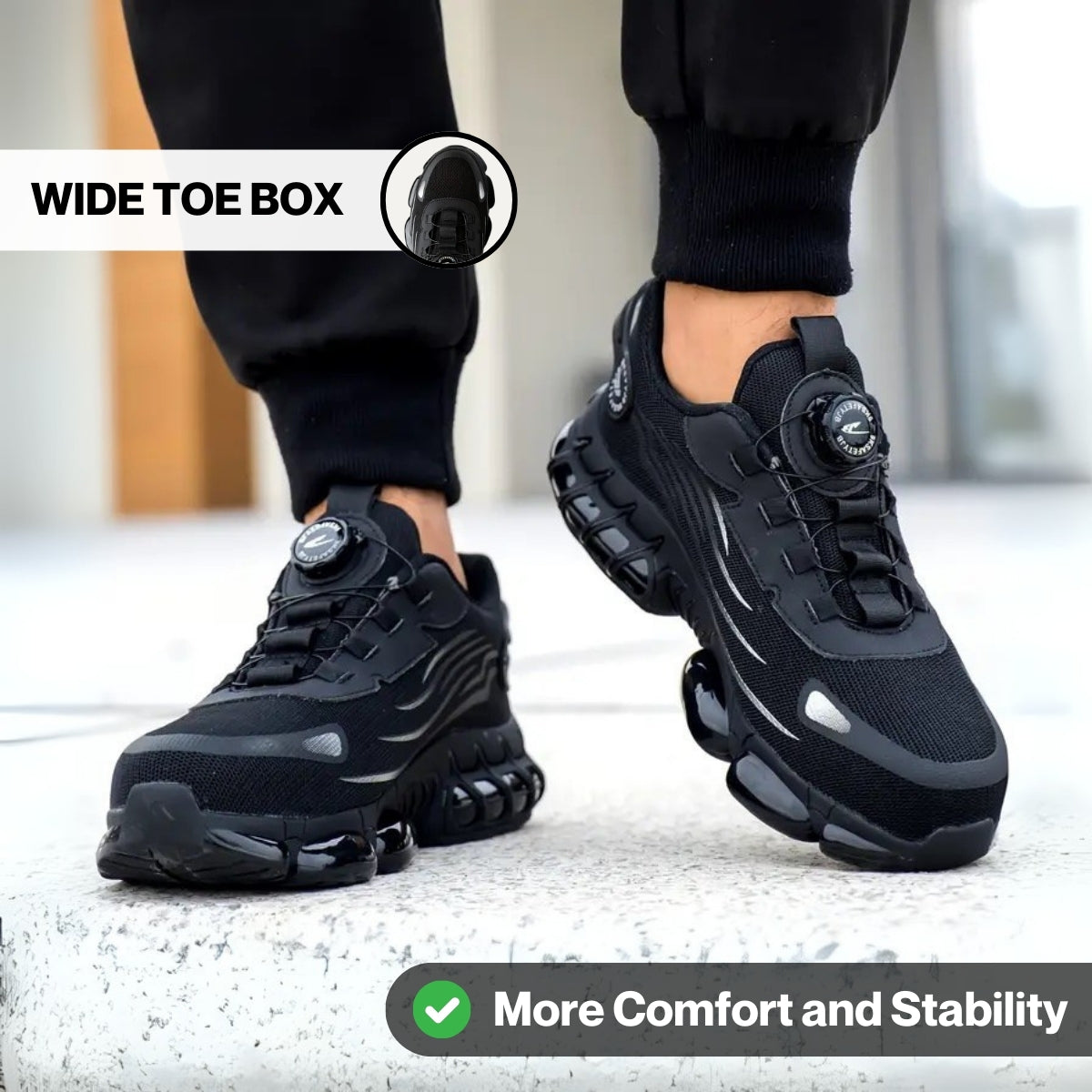 Axon Protective Steel Toe Sneakers – Work Safety