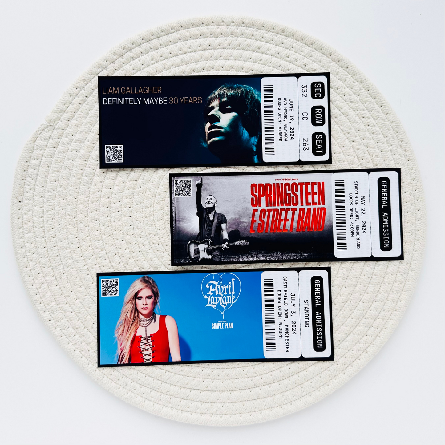 Concert Gifting/Memento Ticket