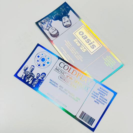 Concert Gifting/Memento Foiled Ticket