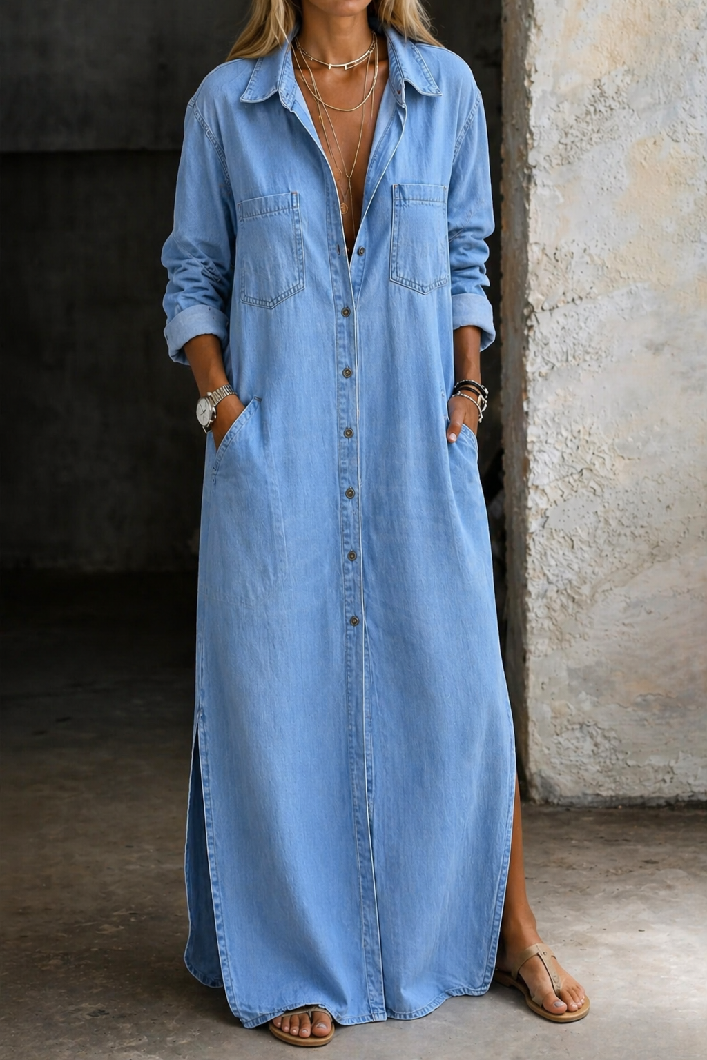 Button-Down Dress