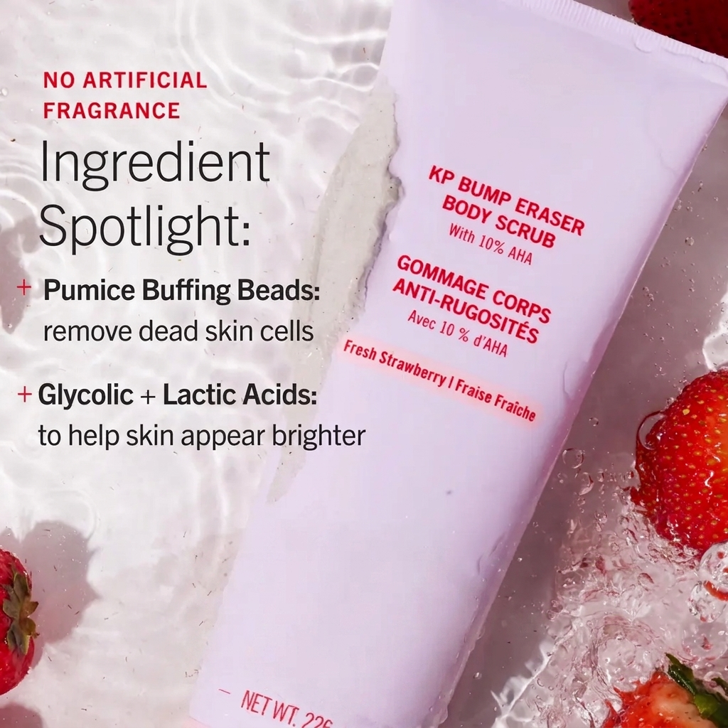 Bump-Smoothing Duo Ingrown Hair Pads & KP Scrub with Glycolic Acid