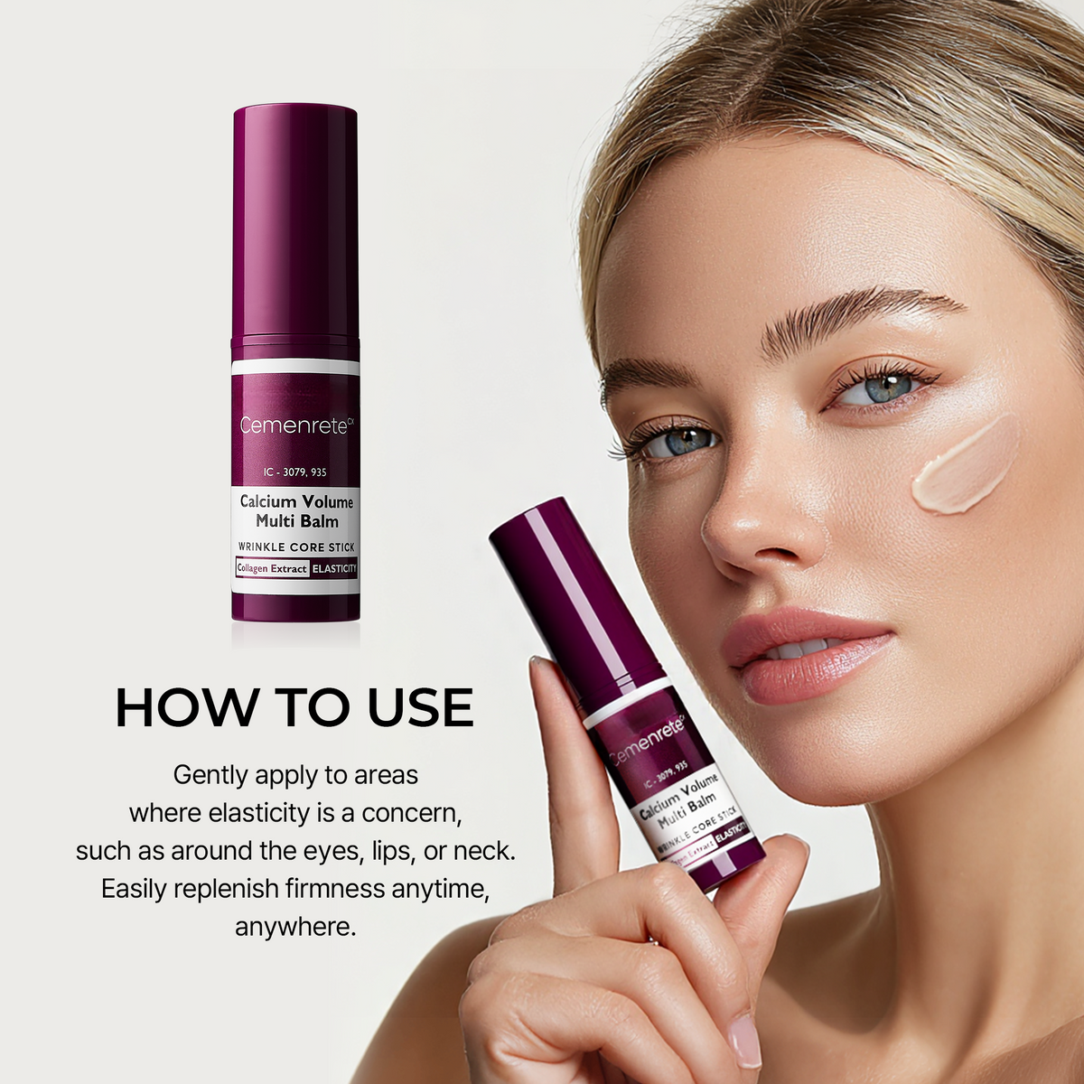 Cemenrete Calcium Volume Multi Balm for Firming, Glow and Fine Lines
