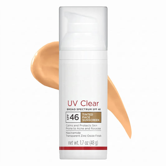 UV Clear Tinted Broad Spectrum SPF Sunscreen 46 with Niacinamide, Zinc Oxide