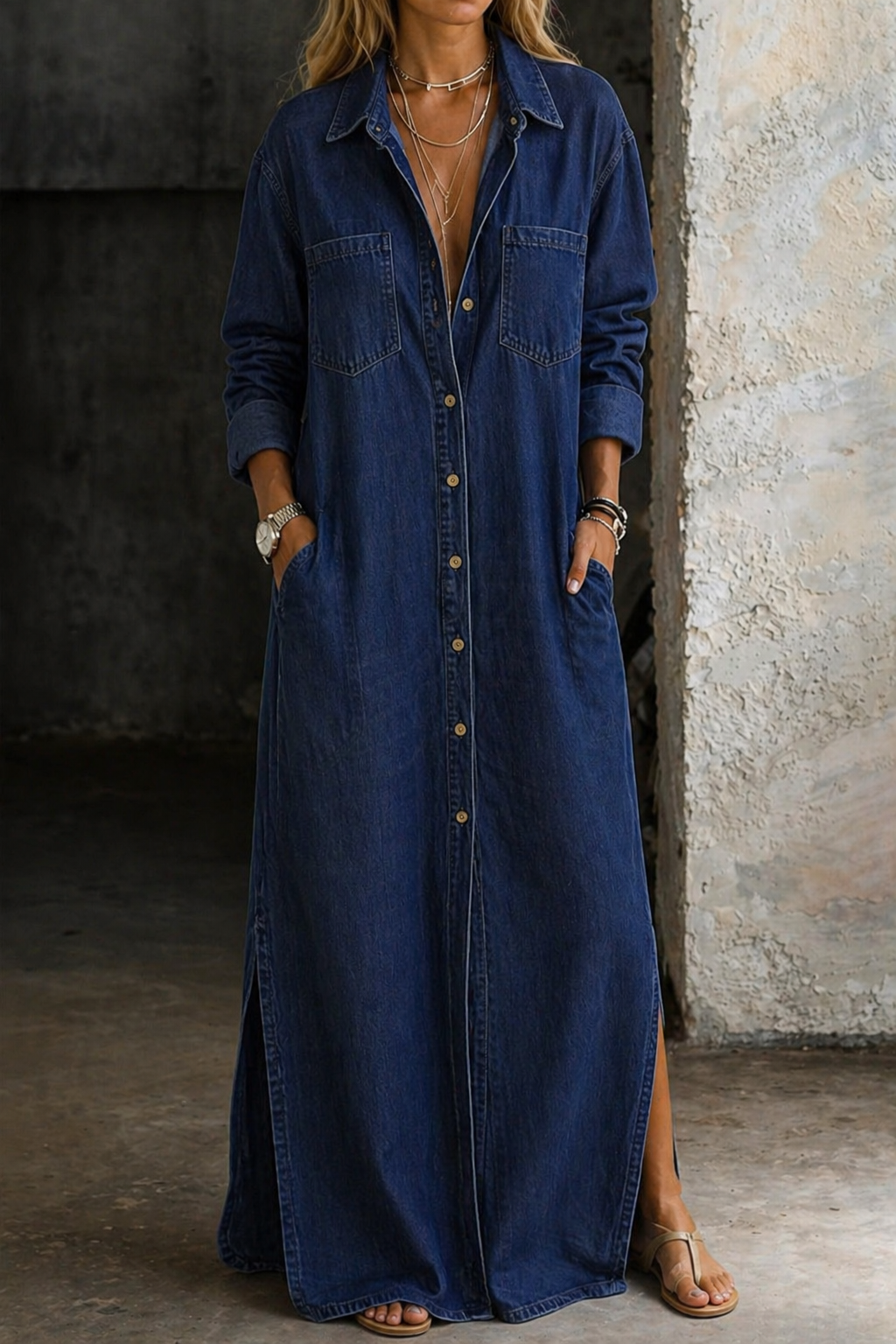 Button-Down Dress