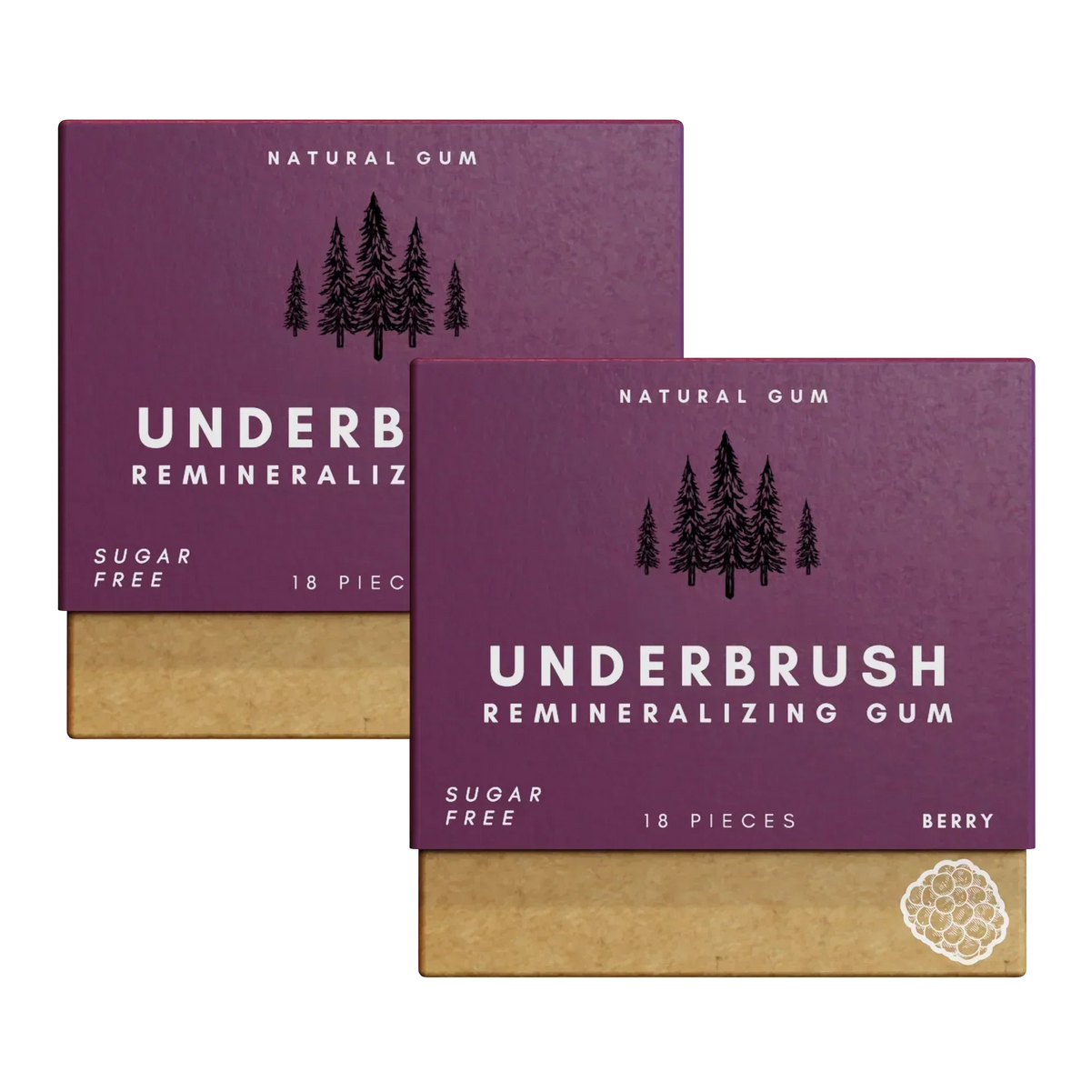 Underbrush Remineralizing Chewing Gum with Nano-Hydroxyapatite