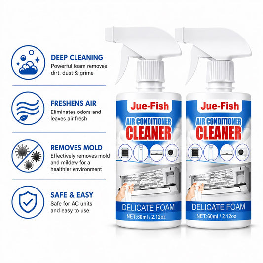 Air Conditioner Cleaner Foam Spray Twin Pack