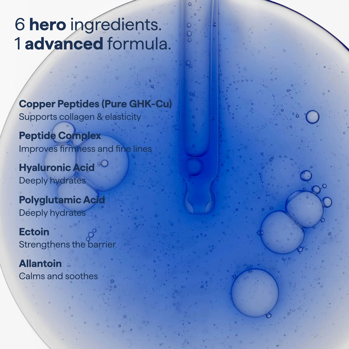 Copper Peptide Complex Advanced Firming Serum with Hyaluronic Acid