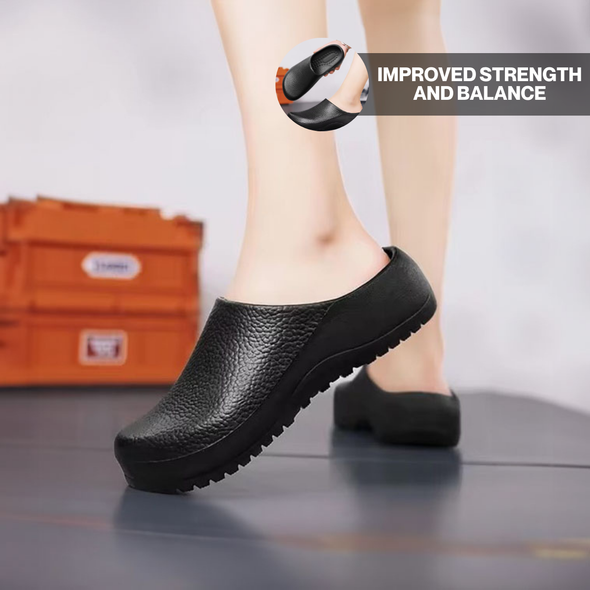 Elson Comfort Clog Mules – Slip-On Design