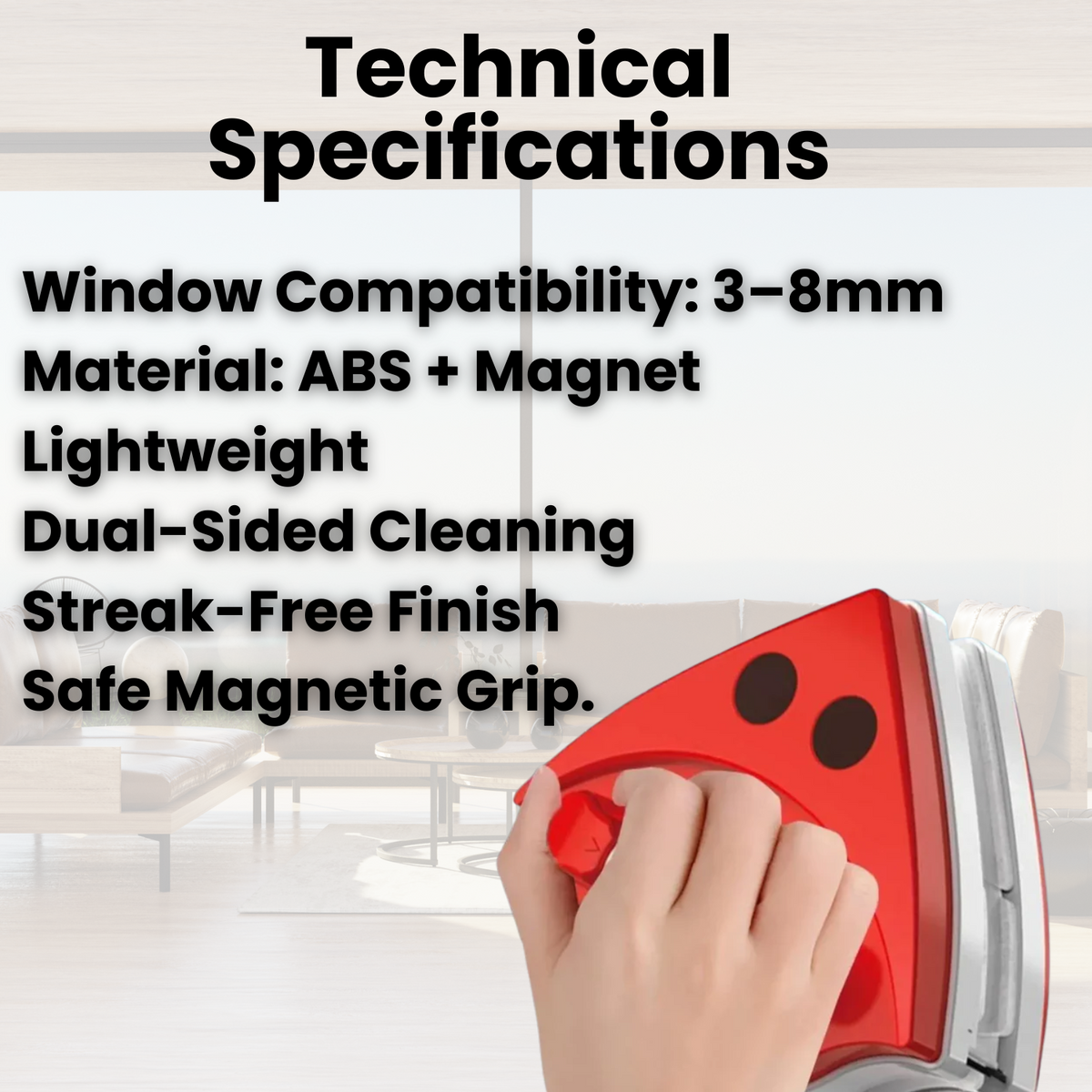 Double-Sided Window Cleaner