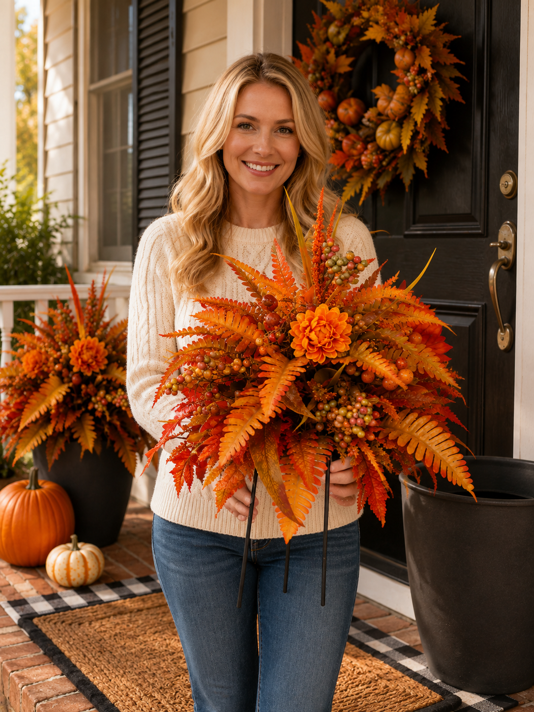 Autumn Harvest Garden Stake