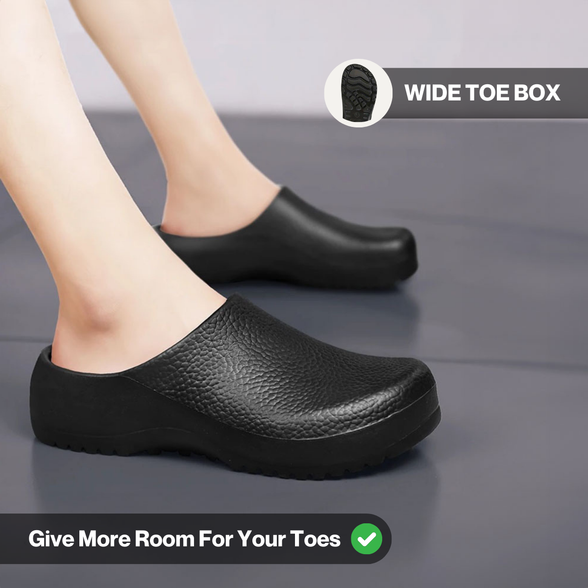 Elson Comfort Clog Mules – Slip-On Design