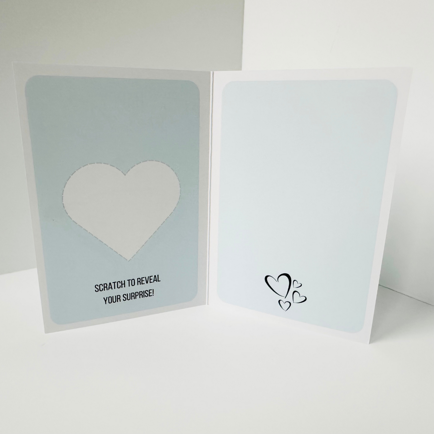 Father's Day Silver Foiled DIY Scratch Reveal Card - Silver Trophy