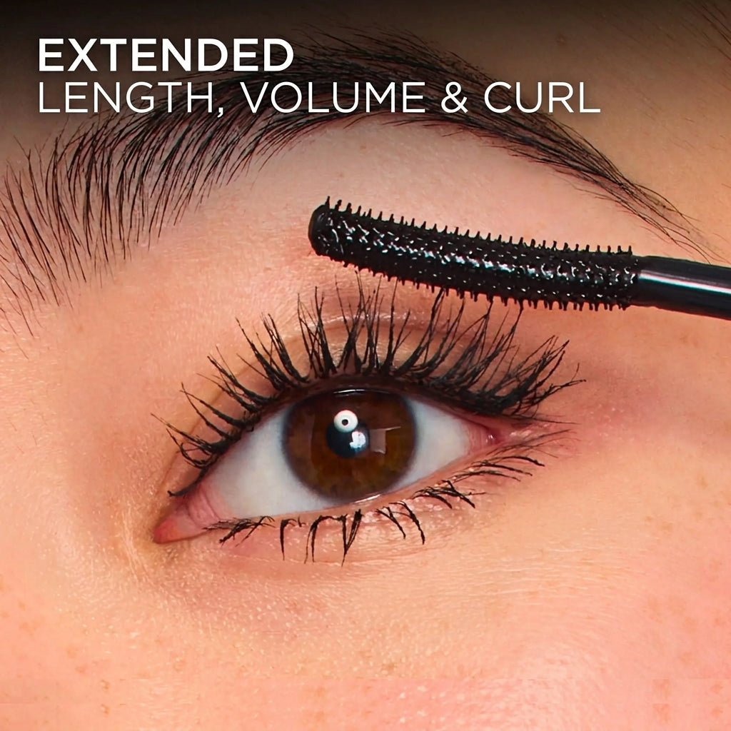 Extensionist Mascara, Lengthen and Curl Lashes, 24H Longwear Volume