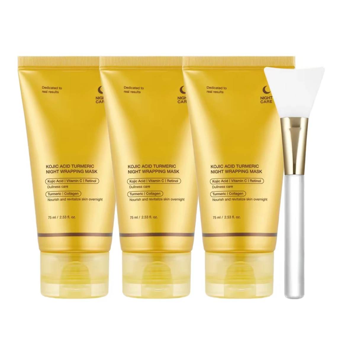Kojic Acid & Turmeric Overnight Peel-Off Mask with Vitamin C & Retinol