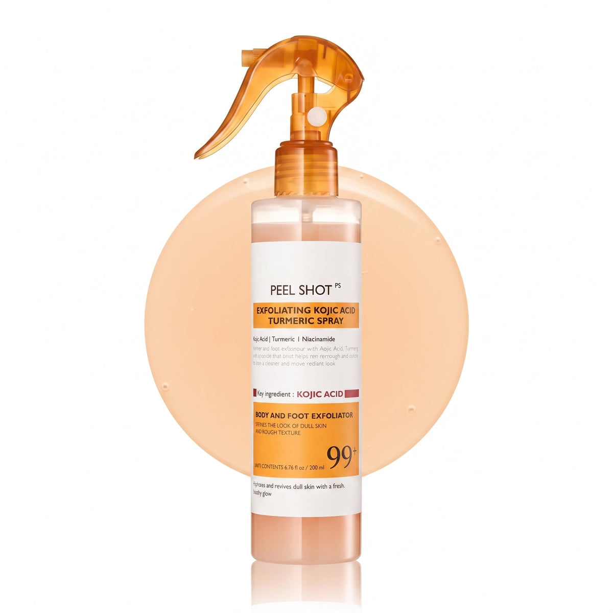 Kojic Acid Turmeric Body Spray for Dark Spots and Rough Texture