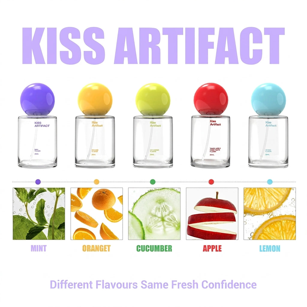 Kiss Artifact Oral Spray for Fresh Breath with Mint