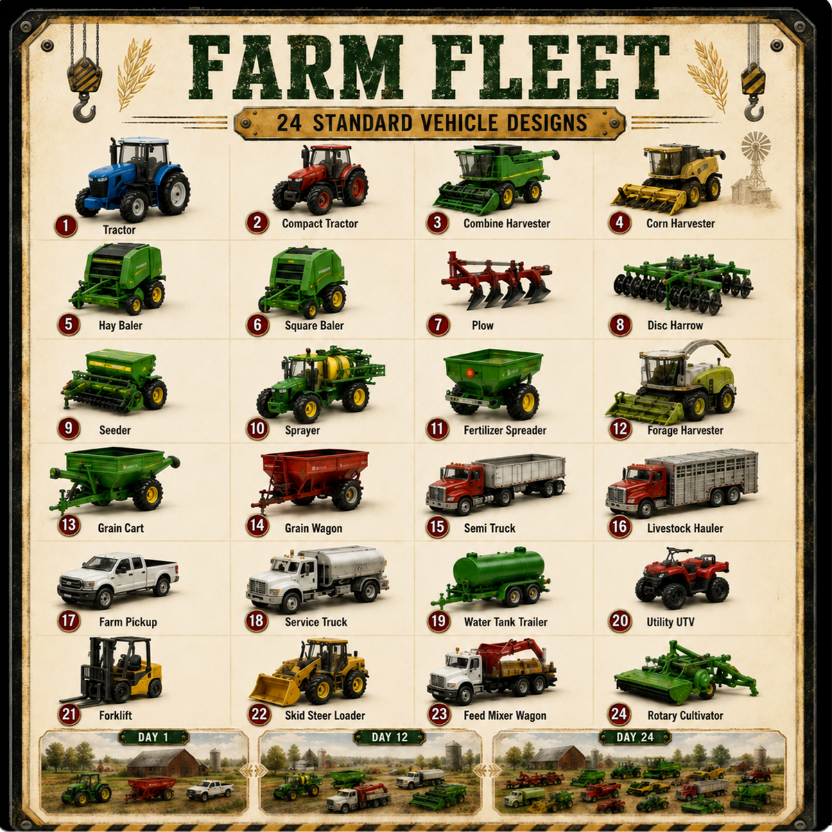 24-Day Vehicle Advent Calendar