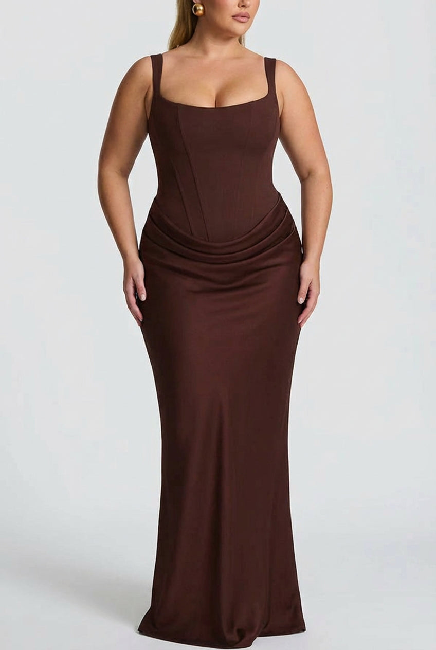 Square Neck Maxi Dress