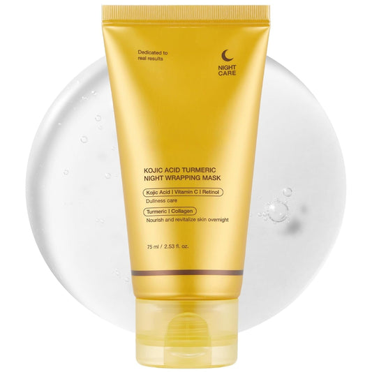 Kojic Acid & Turmeric Overnight Peel-Off Mask with Vitamin C & Retinol