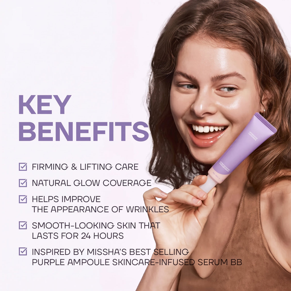 M Perfect Cover Serum BB Cream with Probiotics for Glass Glow Skin
