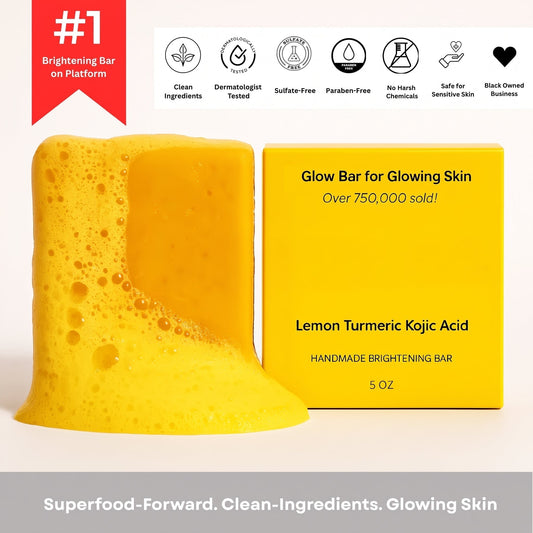 Turmeric & Kojic Acid Brightening Bar for Dark Spots and Glow