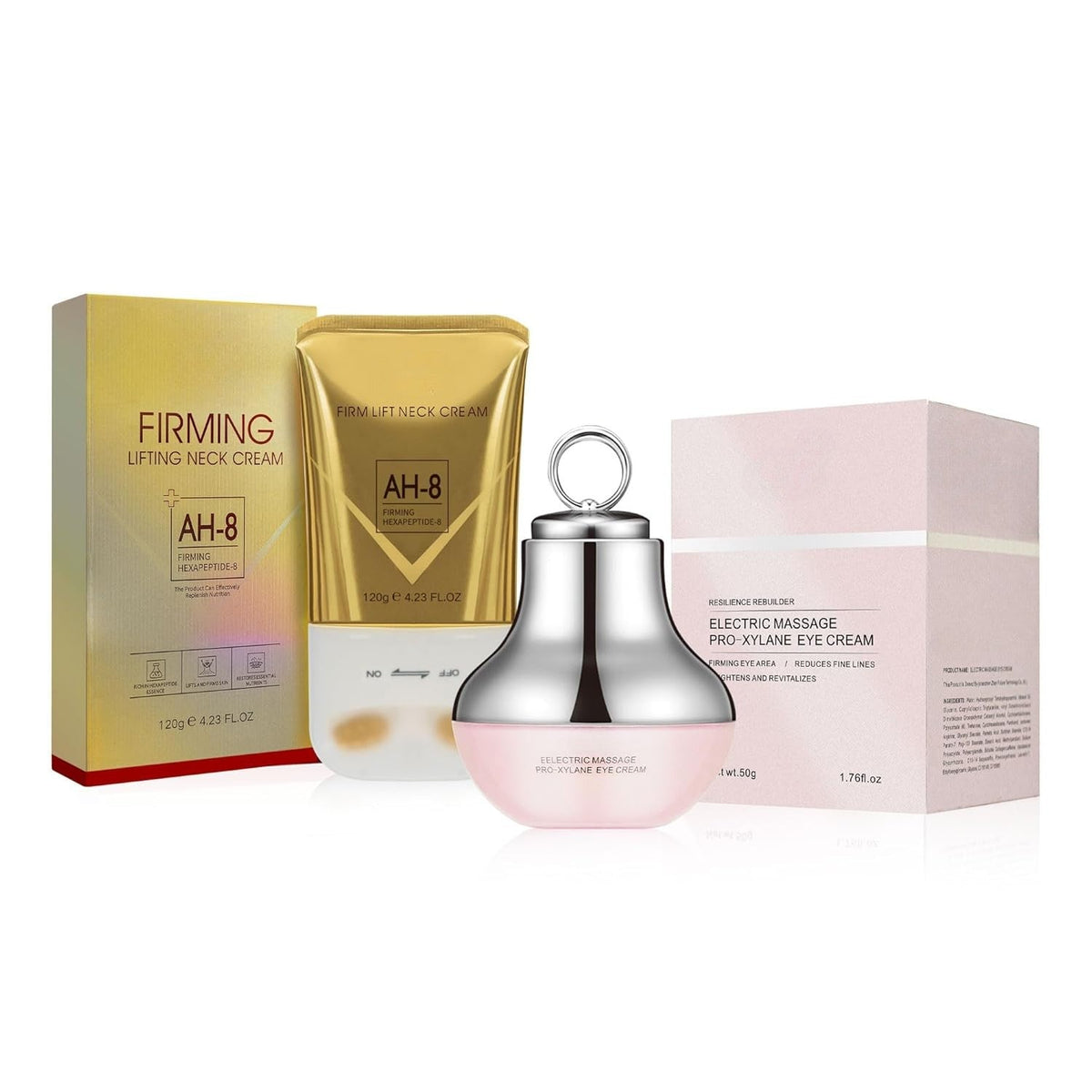 Firming Neck & Eye Cream Duo with Peptides for Lifting, Fine Lines & Elasticity