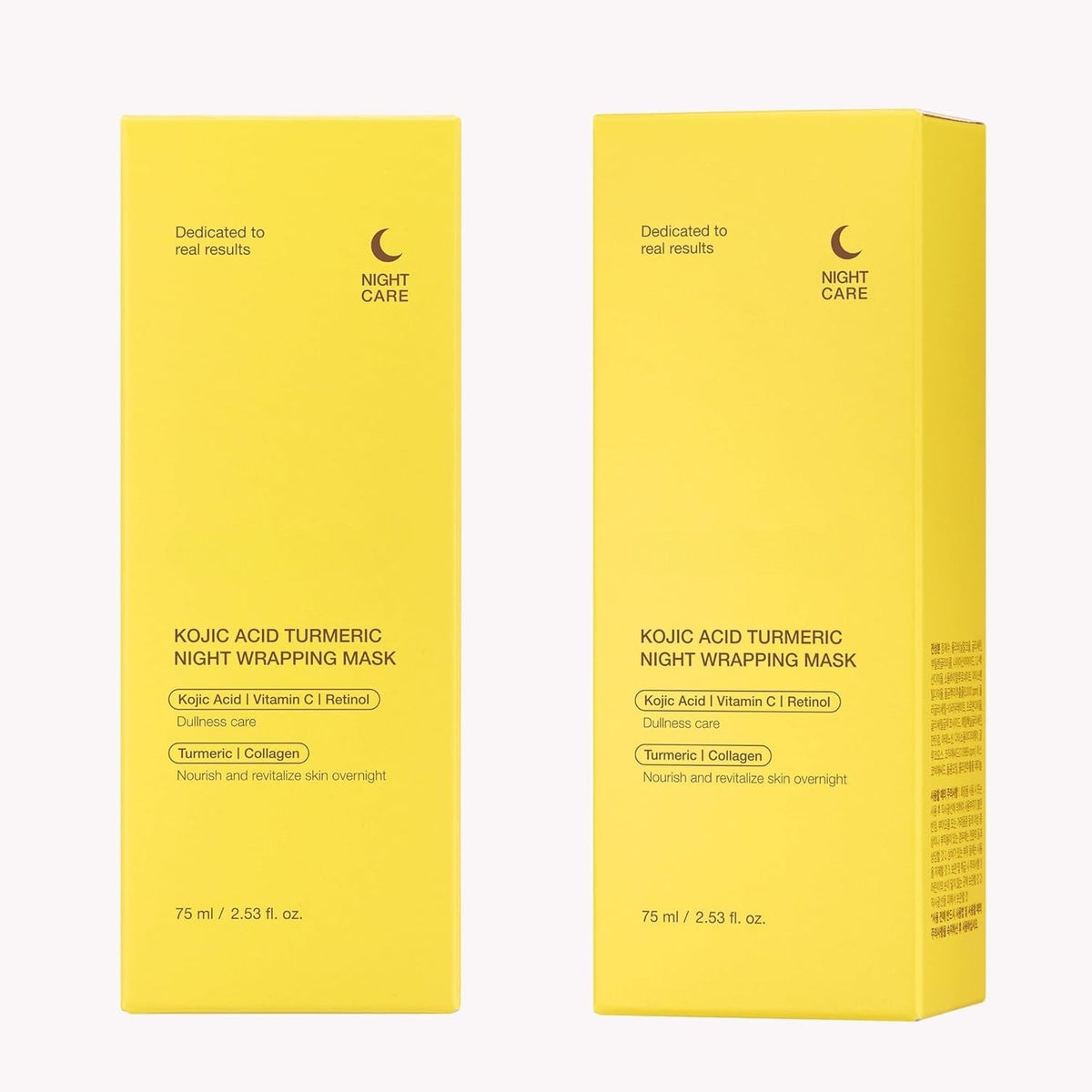 Kojic Acid & Turmeric Overnight Peel-Off Mask with Vitamin C & Retinol