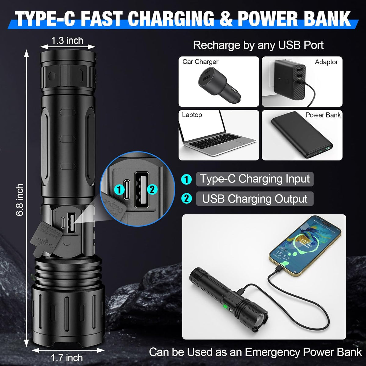 High-Power LED Torch