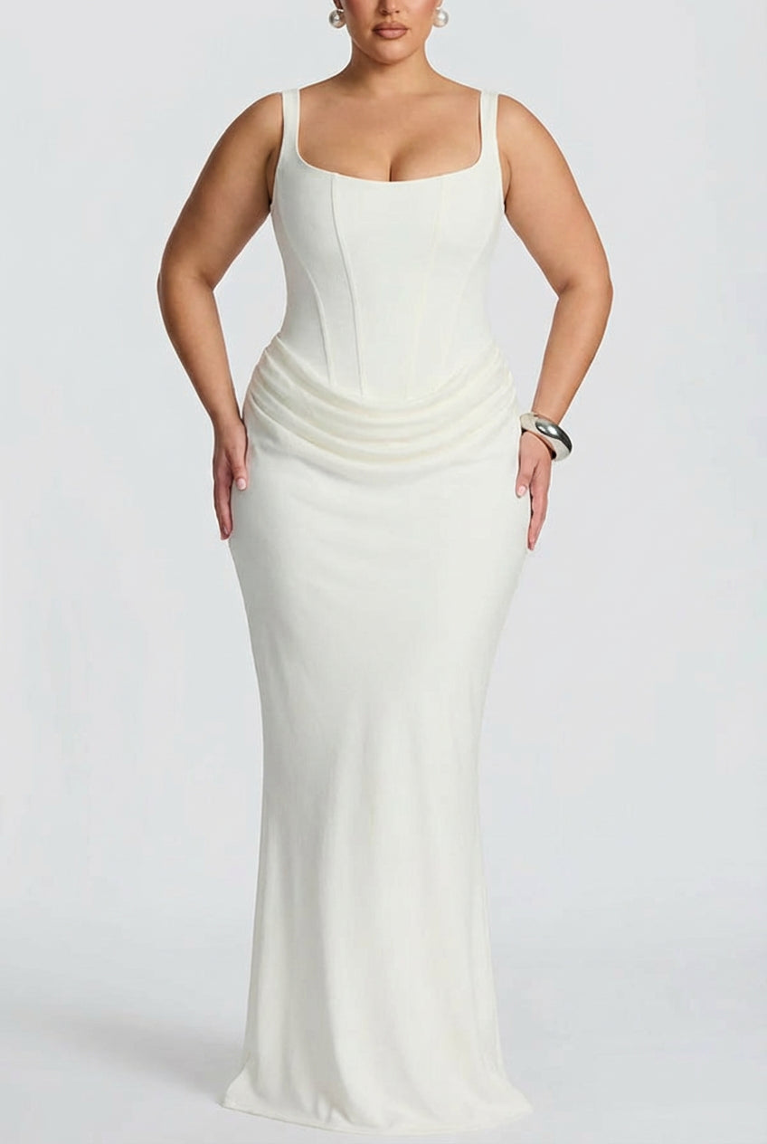 Square Neck Maxi Dress