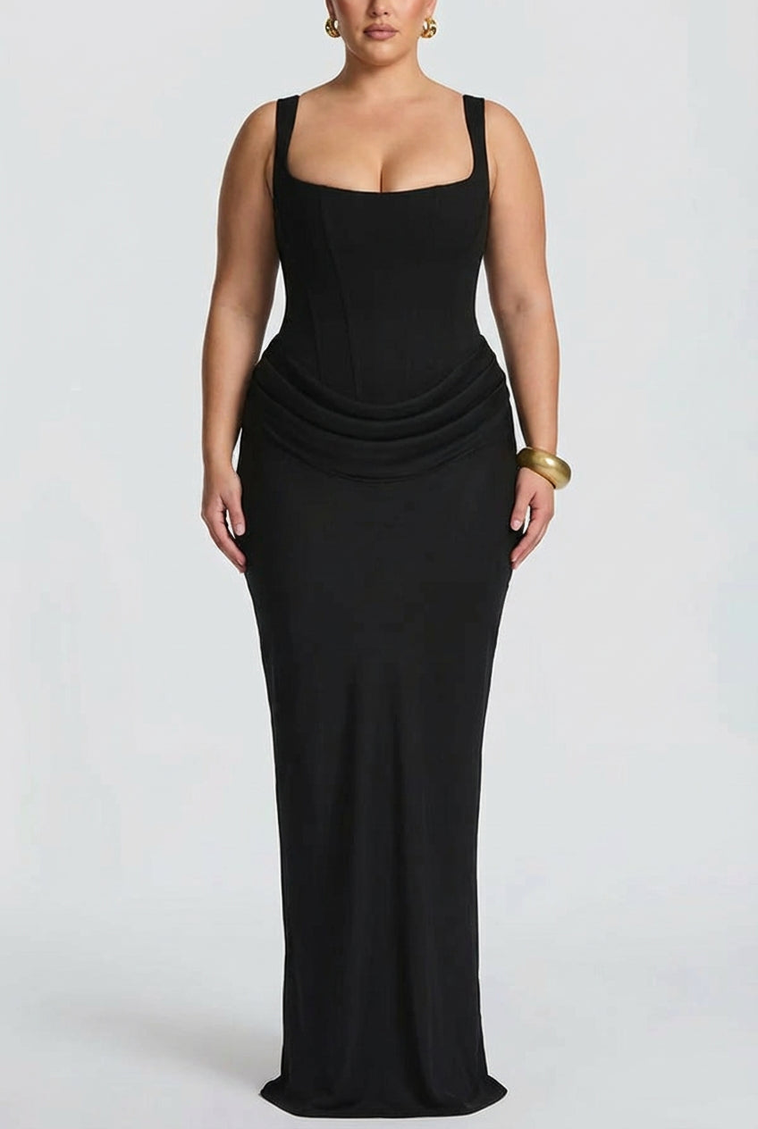 Square Neck Maxi Dress