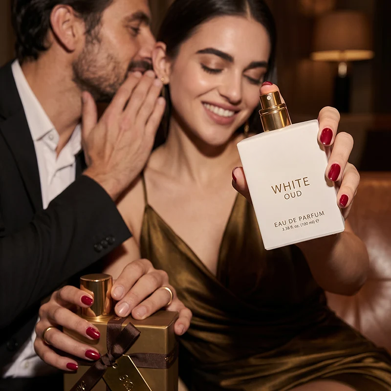 White Oud Perfume, Floral Spicy Amber & Musk Fragrance, Unisex