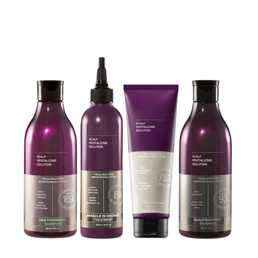 3-Step Bundle + Scalp Soothing Shampoo with Biotin & Cica for Dry Scalp