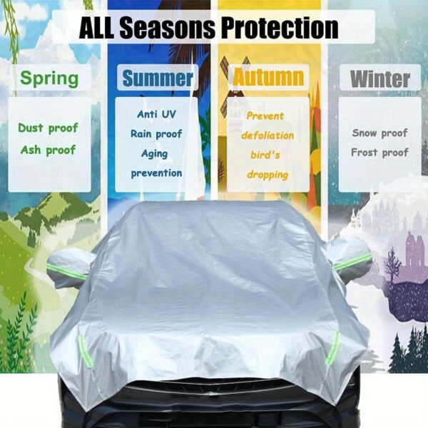 Half Car Body Cover for SUV & MPV