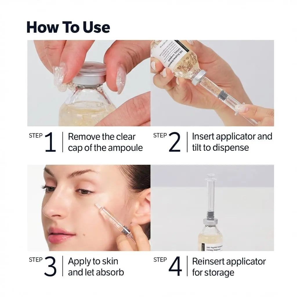 Deep Collagen Silk Peptide Intensive Ampoule Korean Face-Lifting Serum