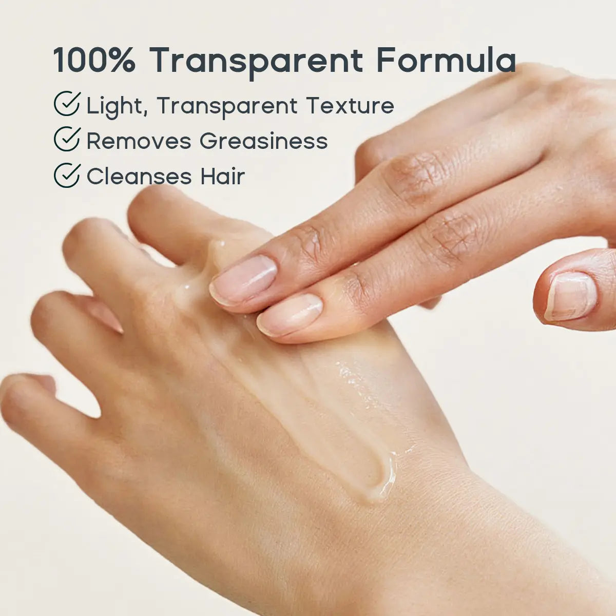 Leave-in Dry Shampoo Gel with Hyaluronic Acid for Oil Control