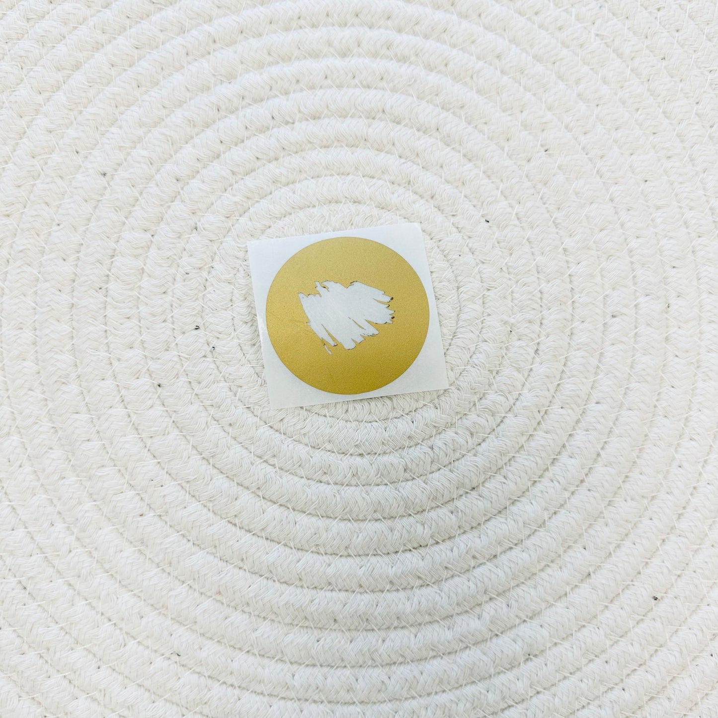 Circle 4.5cm Scratch-Off Sticker (Gold) - Pack of 50