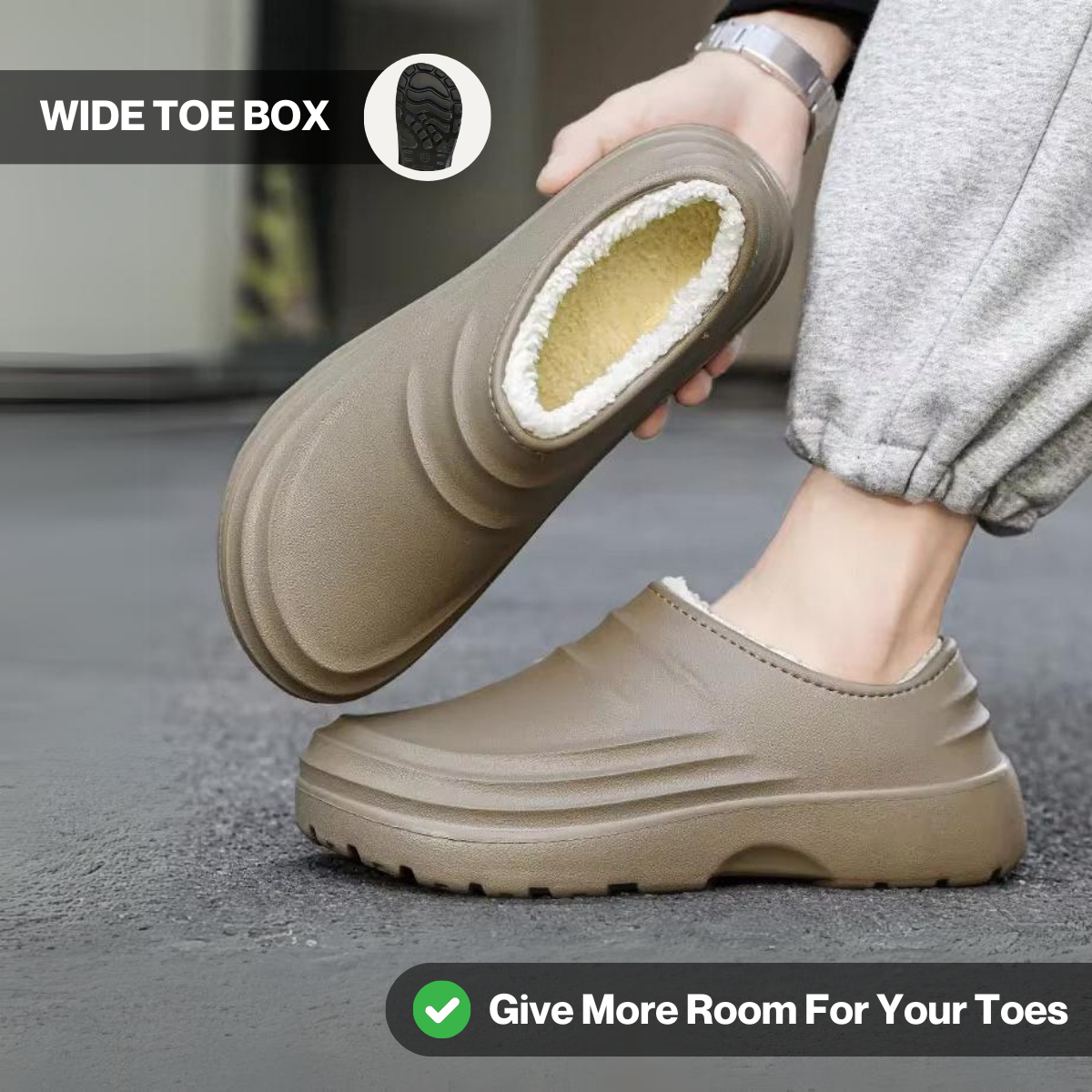 Torrey Fuzzy Non-Slip Comfort Clogs – Warm Comfort