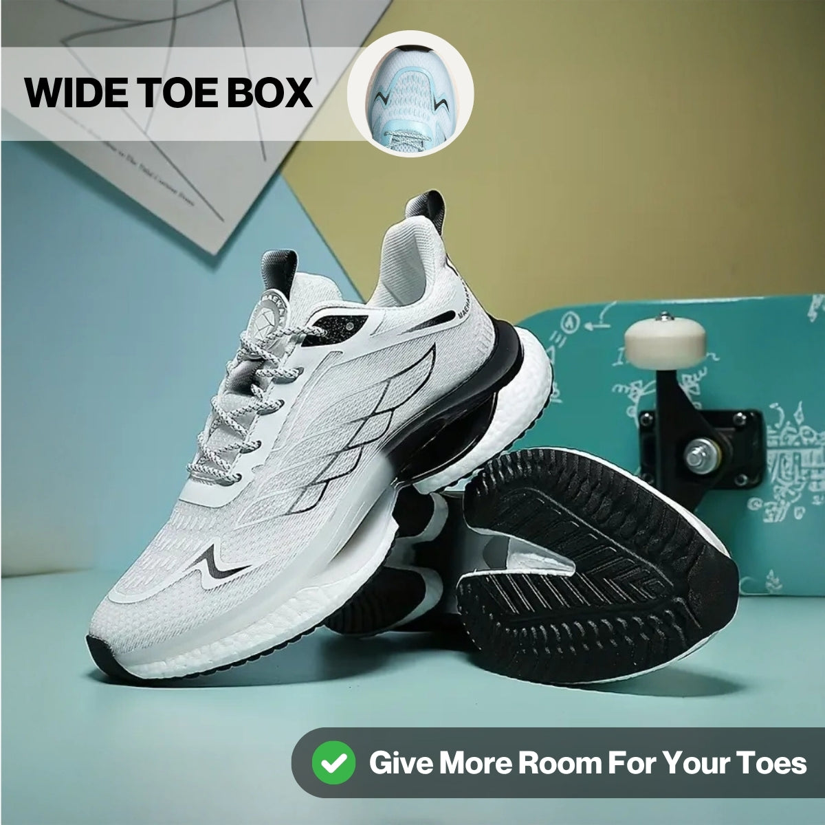 Aerion Hands-Free Supportive Walking Shoes – Cushioned All-Day Comfort