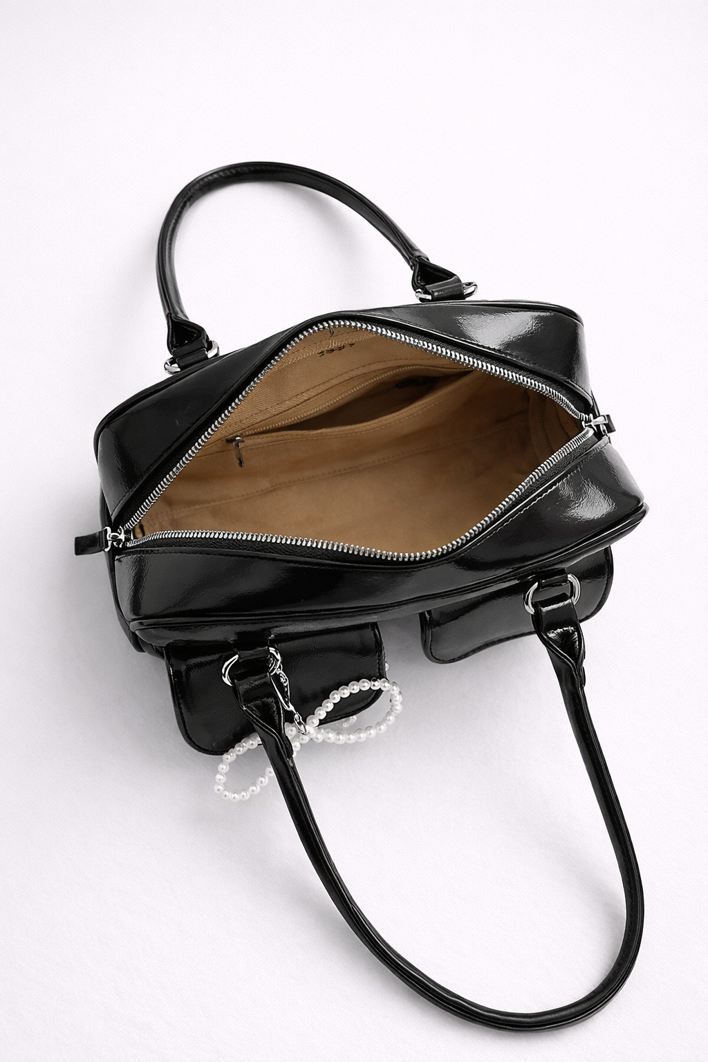 Black everyday Vegan leather bag  | Noto