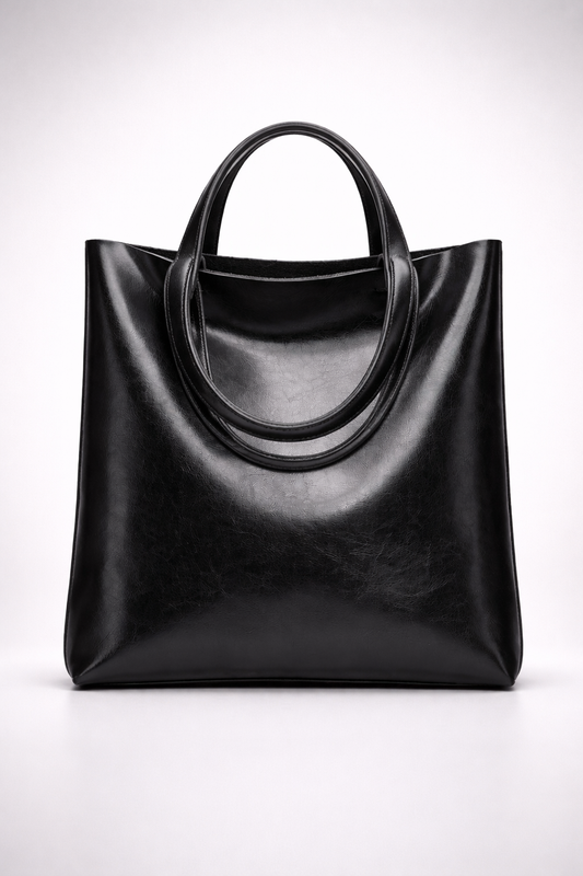 Black everyday tote bag | Cremona
