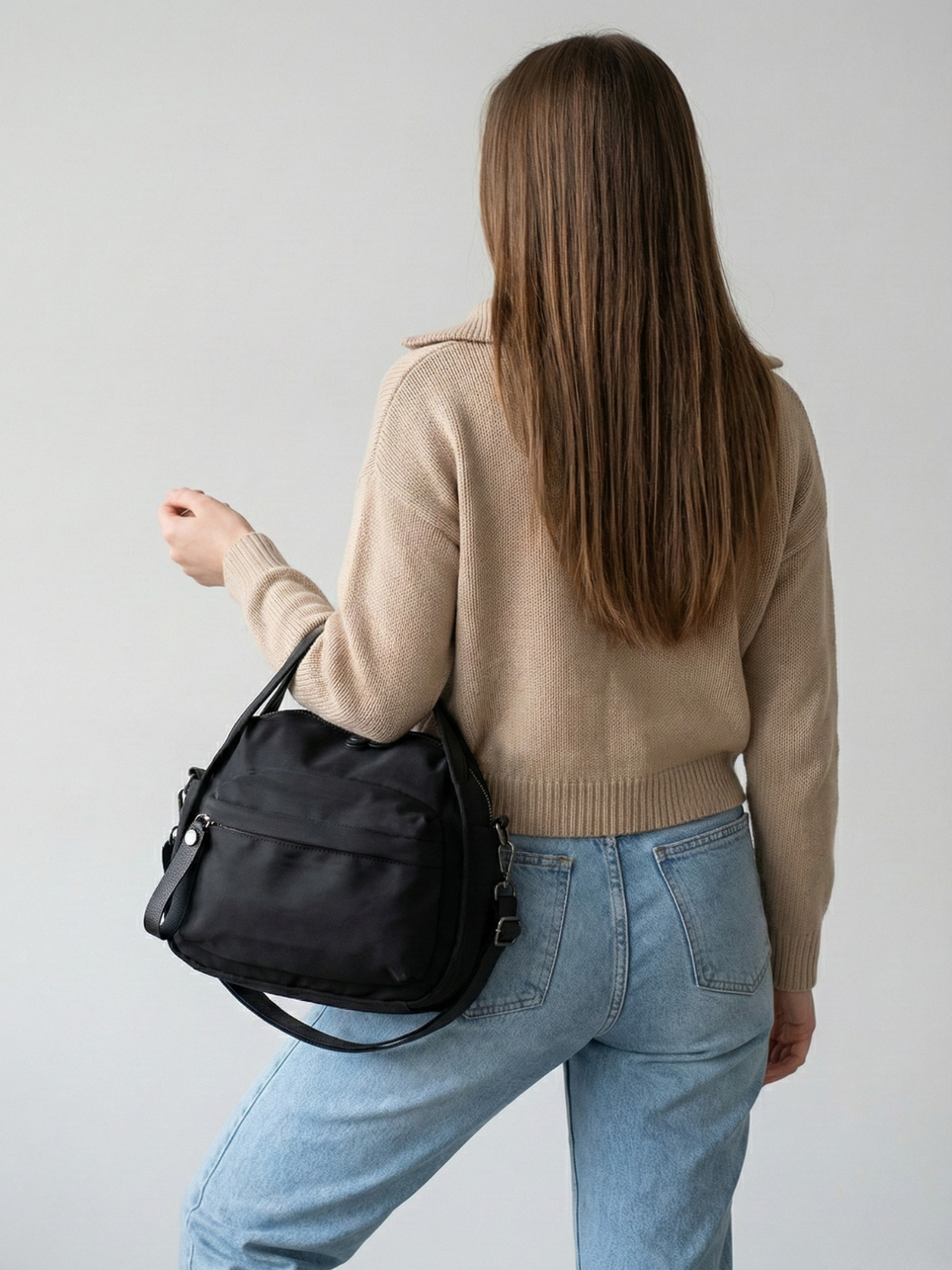 Black handbag for work | Napoli