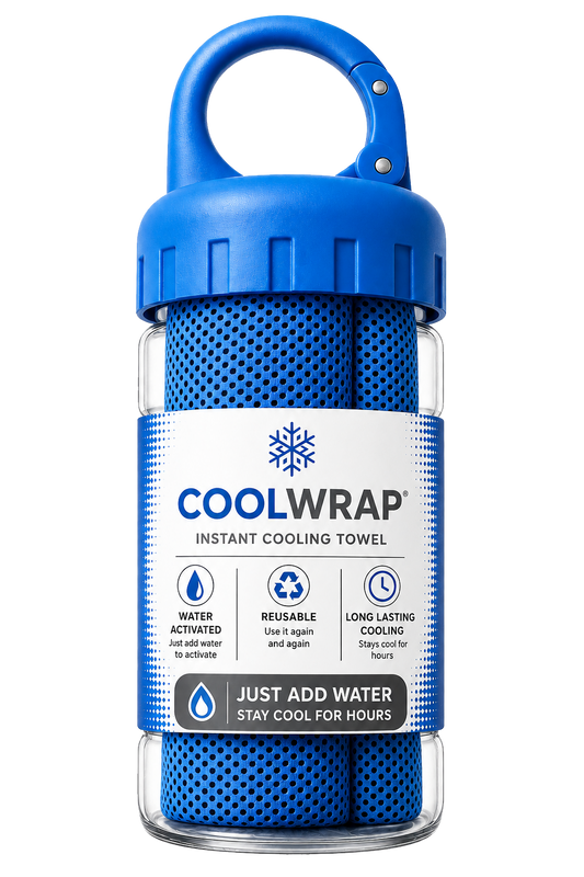 Blue Instant Cooling Towel
