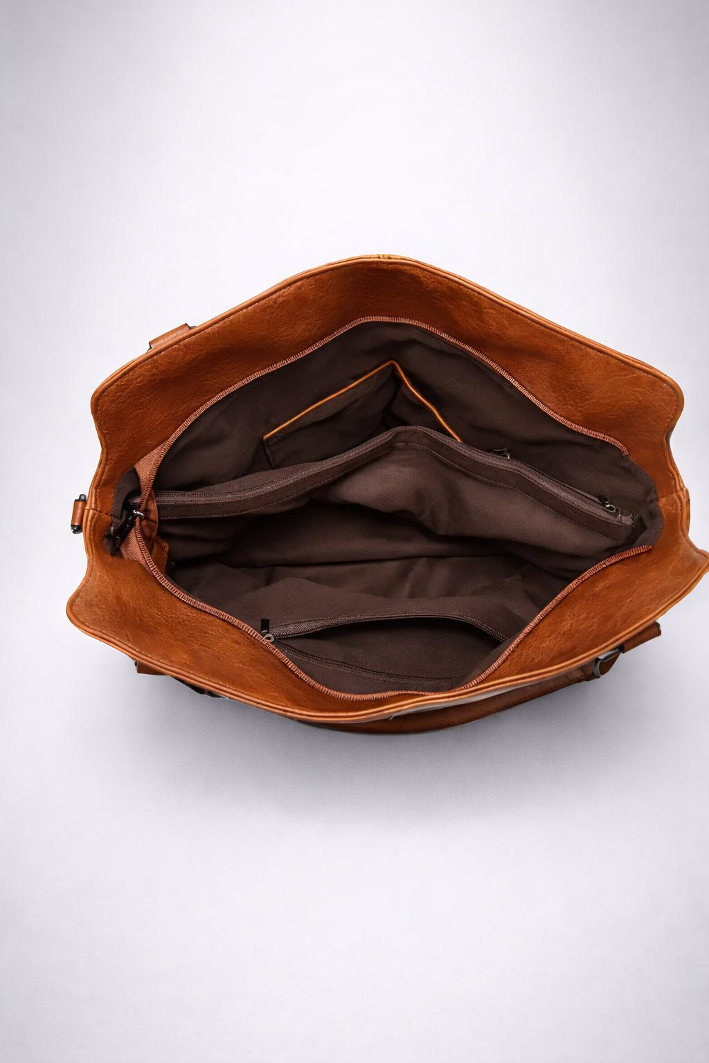 Brown tote bag for school | Cuneo
