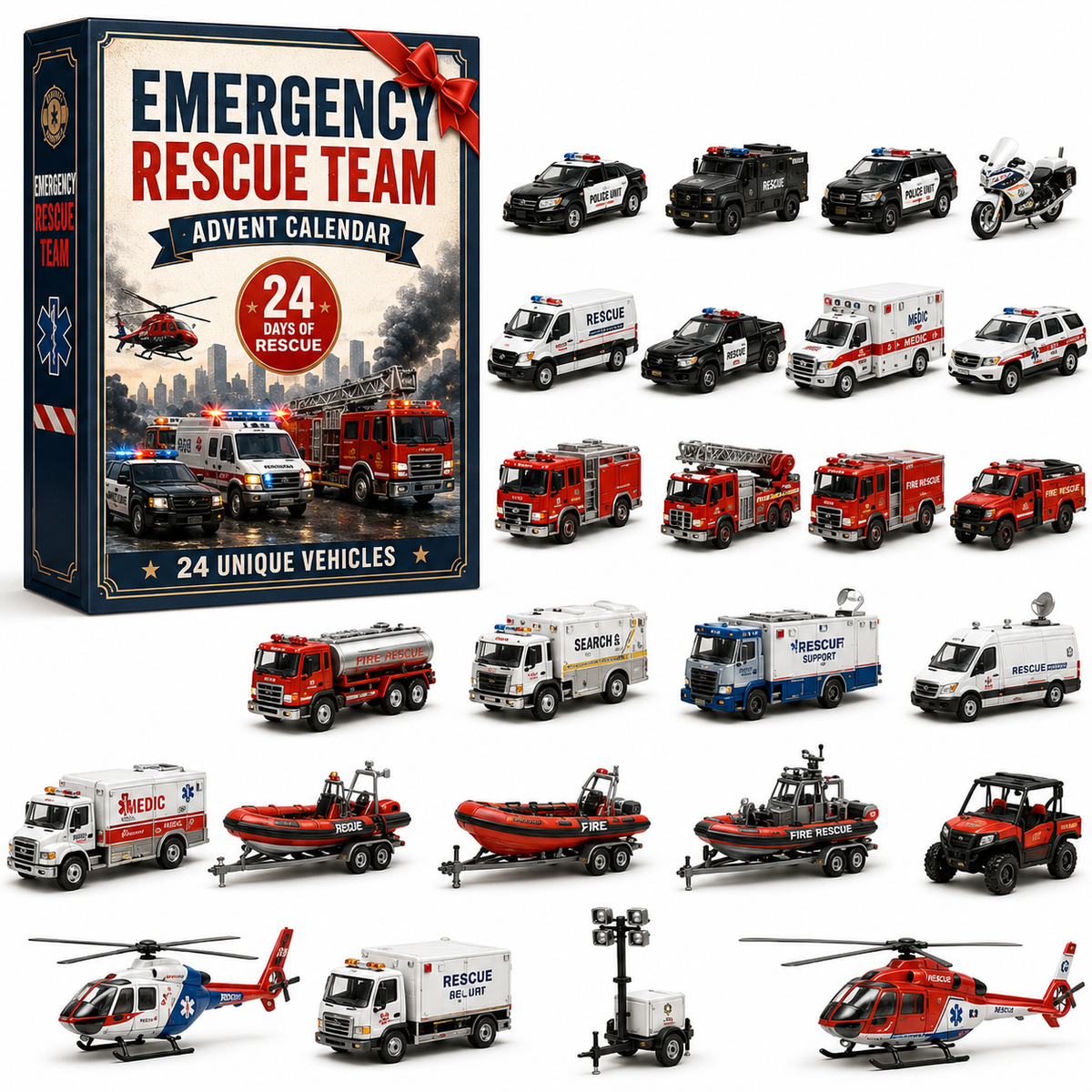 24-Day Vehicle Advent Calendar